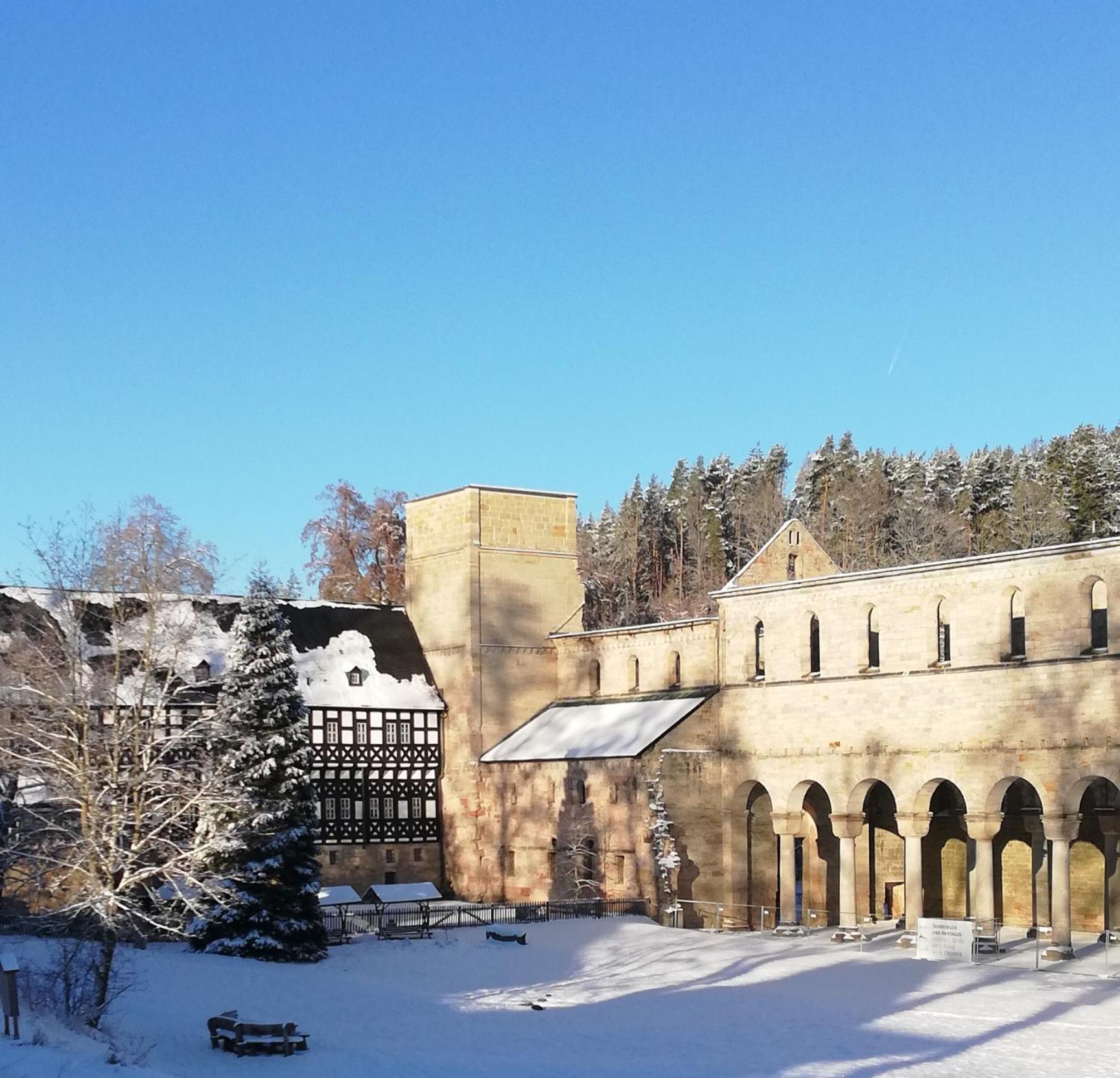 Fewo An Der Klosterruine Paulinzella Mit Kostenfreien Parkplatz Und Wlan Экстерьер фото